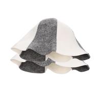 Anneome 2 Pezzi Cappello da Sauna in Feltro Traspirante per Uomo e Donna Berretto Leggero con Anello per Appenderlo Protegge Testa e Capelli dal Calore Durante Sauna e Spa