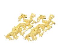 Anneome 2 Pezzi Charms Dragone per Fermacapelli Accessori DIY Leggeri con Design Intagliato Decorazioni per Forcine e Fermagli per Formali e Casual