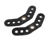 Anneome 2 Pezzi Giogo da Polso in Pelle Regolabile per Tiro con L'Arco Compound, Set da 2 Pezzi Nero e Marrone, Supporto Resistente per Cinghia da Polso, Accessorio per Caccia e Tiro al