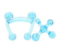 Anneome 2 pezzi Massaggiatore Manuale Piccolo e Portatile Strumento per Rilassamento Muscolare e Sollievo Dalla Fatica Design Compatto e Resistente per Uso Quotidiano e Regalo Pratico