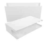 Anneome 2 Pezzi Organizer da Scrivania Portadocumenti e Riviste Trasparente Scaffale Salvaspazio per Cartelle e Lettere Supporto per File e Documenti per Ufficio e Aula