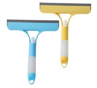 Anneome 2 Pezzi Pz Tergivetro Multifunzione con Spruzzino e Raschietto Tpr per Pulizia Auto Doccia Specchi e Finestre Casa Strumento Pulisci Finestre e Tiraacqua Doccia Versatile