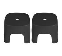 Anneome 2 Pezzi Sgabello da Bagno in Plastica un Gradino Antiscivolo Poggiapiedi per Piccoli per Wc e Uso Domestico Sgabello Stabile e Leggero per Camera da Letto e Cucina
