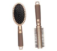 Anneome 2 pezzi Spazzole Pettine Massaggio per Capelli Donna Pettine Scalp Caring Lisciante e Districante Portatile Massaggiante e Antigraffio per Utilizzo Quotidiano