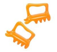 Anneome 2 Pezzi Strumento Massaggiante Manuale per Punti Trigger Design Dual Push per Schiena e Collo Rilascio Tensione Muscolare e Portatile Massaggiatore Gua Sha per Auto-trattamento