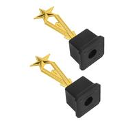 Anneome 2 Pezzi Trofei Stella Dorata per Mini Premi in ABS per Concorsi Scolastici Danza Ginnastica Public Speaking e Sport Decorazione Ispirazionale per Feste e Premi