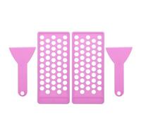 Anneome 2 set Vassoi Riempimento Balsamo Labbra Spatola Kit Manuale per Creazione Rossetto e Lucidalabbra Materiale Resistente per Utilizzo Sicuro e Prolungato