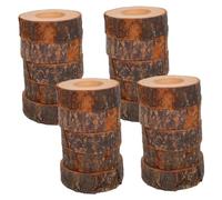 Anneome 20 Pezzi Portatovaglioli in Legno Naturale Porta Tovaglioli in Legno Decorazione Tavola Stile Fattoria per Matrimoni Feste e Speciali