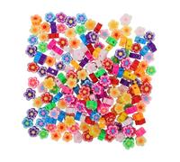 Anneome 200 Pezzi Blossom Beads Mini Floral Polymer Clay Charms For DIY Jewelry Making Bracelets Necklaces Earrings Craft Accessories