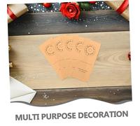Anneome 200pezzi Adesivi Ringraziamento in Carta Kraft Etichette Adesive per Confezioni Regalo Chiusura Sicura per Scatole Regalo Feste e Piccole Imprese