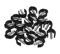 Anneome 20pezzi Staffa di Bloccaggio per Perni Walker Clip Resistenti per Tubi da Meccanismo di Bloccaggio Sostitutivo per Ausili per Mobilità Supporti per Stampelle e Bastoni