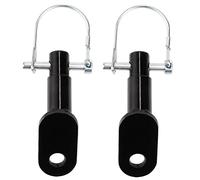 Anneome 2pezzi Adattatore Gancio Traino Per Biciclette Facile Installare Compatibile Per e Animali Accessorio Resistente Per