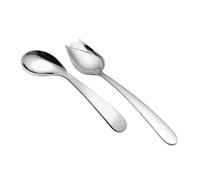 Anneome 2Pezzi Cucchiaio Angolato Inossidabile per Anziani e Disabili Utensili per Pazienti con Difficoltà Motorie per Sole