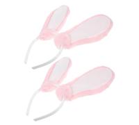 Anneome 2pezzi Fascia per Capelli Orecchie da Coniglio Accessorio per Cosplay Fascia Decorativa per Feste Cerchietto Morbido in Peluche per Ragazzo Ragazza Ragazza e Party Tematici
