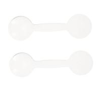 Anneome 2pezzi Occlusori Oculari Portatili in Occlusore Palmare Anti-scivolo Per Test Della Vista e Esame Oculistico Professionale Adatti Occhio Singolo Ragazzo Ragazza e Adulti