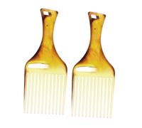 Anneome 2pezzi Pettine Denti Larghi in Plastica Per Afro Pettine Districante Per e Spessi Per Styling Dei in Stile Vintage Per Afro e Intrecciati