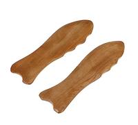 Anneome 2pezzi Pz Tavole Di Massaggio Legno Di Sandalo Strumento Per Scraping Gua Sha Per Terapia Dei Meridiani e Massaggio Professionale Facile Da Pulire e Compatibile Con Oli Essenziali