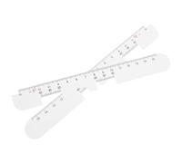 Anneome 2pezzi Titolo Righello Per Misurare Distanza Pupillare Strumento Leggero Per Misurazioni Precise Di Occhiali Utilizzabile Protezione Per Occhi