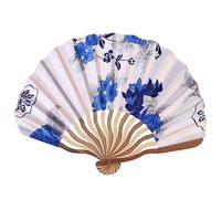 Anneome 2pezzi Ventaglio Pieghevole Stile Giapponese Decoro Per Donne Realizzato in Materiale Robusto Design Unico Per Decorare Casa o Usare in Fotografia