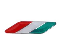 Anneome 3 Adesivi Per Paraurti Con Bandiera Italiana Per Auto Autoadesivi in Lega Di Alluminio Resistente Ai Graffi Robusti Per La Decorazione Di Veicoli