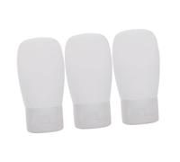 Anneome 3 pezzi Bottiglie da Viaggio Vuote per Shampoo e Lozione Contenitori Portatili Squeeze Design Antiperdita e Sigillatura Ermetica per Sapone Liquido Corpo