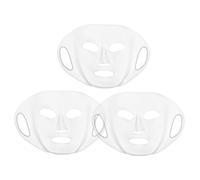 Anneome 3 Pezzi Coprimaschera in silicone Accessori Grinza coperture per maschere bellezza coperture per maschere facciale in silicone Gel silice Trasparente