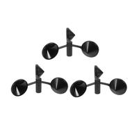 Anneome 3 pezzi Cupola Sensore Anemometro Vento Abs Resistente per Misurazione Velocità Vento Installazione Facile e Materiale Leggero per Monitoraggio Preciso e Duraturo