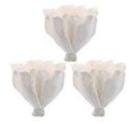 Anneome 3 Pezzi Diffusore Profumo Fiori Artificiali Magnolia Petali Decorazione Raffinata per Bagno Soggiorno e Camera da Letto Aroma Naturale senza Fiamma per Diffusore d'Aria