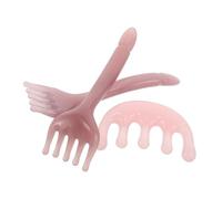 Anneome 3 Pezzi Massaggiatore Capelluto Manuale in Resina con Artigli Pettine Relax Acupressione per Stimolazione Nerve e Nutrizione Strumento Sicuro e Antigraffio per Trattamento Testa