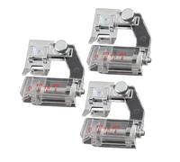 Anneome 3 Pezzi Piedini Regolabili per Macchina da Cucire Piedino Orlatore per Tessuti Leggeri Accessori Cucitrice Domestica Facili da Installare Orlo Materiale Resistente