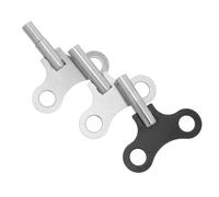 Anneome 3 Pezzi Set 3 Pezzi Chiavi di Carica per Orologio a Pendolo in Acciaio, Chiave da 3,8 MM e 4,4 MM per Meccanismi Orologi Vintage e Moderni, Accessori Portatili per Manutenzione