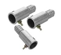 Anneome 3 Set Connettori Filettati in Alluminio estremità Filettate per Manici Scopa Mop e Attrezzi Adattatori per Prolunga in Alluminio e Installazione Semplice e Resistente