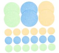 Anneome 30 Pezzi Spugne Compresse Cellulosa Naturale Spugnetta Detergente Esfoliante per Rimozione e Pulizia Profonda Assorbenti e Delicate Sulla per Fondotinta e
