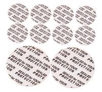 Anneome 300pezzi Sigilli Adhesivi Per Bottiglie Trasparenti Guarnizioni Sensibili Alla Pressione Per Tappi Barattoli e Flaconi Sigillo Sicurezza Per Contenuto Fresco e Protetto