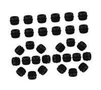 Anneome 32 Pezzi Guarnizioni per Calcio Balilla Rondelle in Gomma Resistenti In Accessori per Tavolo da Calcio Balilla Boccole di Ricambio per Aste per Uso Domestico Ufficio e Bar