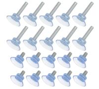 Anneome 32 Pezzi Piedini Livellatori per Mobili Regolabili Ventosa in PVC Trasparente Piedini Antivibranti per Parquet Piastrelle e Moquette Accessori per Livellamento e Protezione