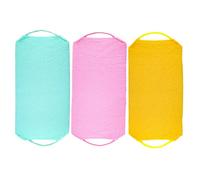 Anneome 3pezzi Asciugamani Esfolianti Per Doccia Teli Da Bagno Per Pulizia Della Schiena Rimuovono Le Cellule Morte Di Colori