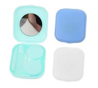 Anneome 3sets Porta Lenti Contatto Contenitori Portatili Per Viaggio Impermeabili e Resistente Accessori Compatti Per Lenti Ottiche Colori Misti