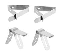 Anneome 4 Pezzi Clip Termometro Acciaio Inossidabile per Carni e Alimenti per Temperatura per Bbq Utensile e Leggero per Misurazioni Accurate