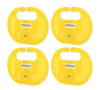 Anneome 4 pezzi Kit Anelli Naso Vitello in Plastica Premium per Svezzamento Bovini Strumento Sicuro e Durevole per Prevenire la Suzione e Ridurre lo Stress Durante lo Svezzamento