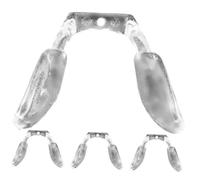 Anneome 4 pezzi Naselli in Silicone Morbido Antiscivolo Supporto Nasale per Montature e Sole Comfort Pressione Resistente e Non Deformabile