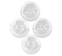 Anneome 4 Pezzi Palle Baoding Cristallo Trasparente per Stimolazione della Mano ed Esercizi Manuali con Motivo Drago per Potenziamento e Flessibilità delle Dita