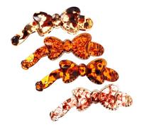 Anneome 4 Pezzi Pinze Banana in Resina Fermagli per Cavallo Accessori Resistenti e per Tutti i Tipi Acconciature Facili Usare e Portare