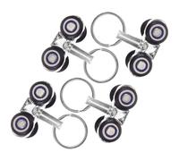 Anneome 4 Pezzi Pulegge Scorrevoli per Accessori Compatibili con Dispositivi Infusionali Design Compatto e Silenzioso per Strutture Sanitarie Supporto Stabile per Sacche