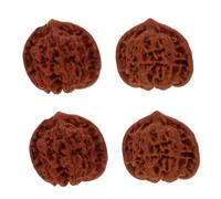 Anneome 4 Pz Noce Fitness Hand Play Massaggio Baoding Di Salute Palla Antistress Cinese Sfere Di Baoding Spirituali Da Ginnastica Palla Per Esercizi Manuali Nucleo Di Noce