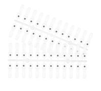Anneome 48 Pezzi Nail Color Display Card per Stick con Design Smontabile Facile Accessori Manicure DIY Compatti e Portatili per Studio e Casa