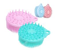 Anneome 4pezzi Spazzola Bagno in Silicone Scrubber Per Appendibile Esfoliante Per Doccia Pulizia Rimozione Cellule Morte