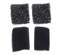 Anneome 4pezzi Spugna Nera Puntini Per Trucco Morbida e Flessibile Per Halloween Natale e Feste in Maschera Leggera e Portatile Applicare Cosmetici Per Effetto Lividi Per Trucco Casa Ester