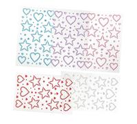Anneome 5 Fogli Adesivi Gioielli Viso e Stella Rhinestones Autoadesivi per Festival Rave Decorazioni e Materiale per Sensibile