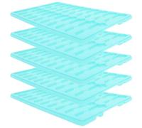 Anneome 5 Pezzi Case di diapositiva per microscopi Conservazione dei vetrini per microscopio Porta di diapositiva per microscopio Green